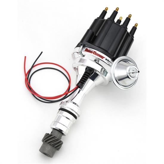 PerTronix D7110710 Flame-Thrower Ignitor III Distributor, Olds V8, Blk