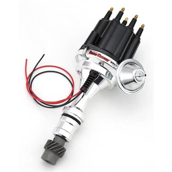 PerTronix D7110710 Flame-Thrower Ignitor III Distributor, Olds V8, Blk