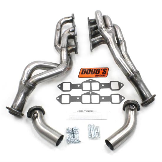 Doug's Headers D755Y-R Tri-Y Header, 1-3/4 In, 73-78 Oldsmobile, Raw