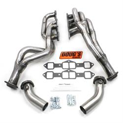 Doug's Headers D755Y-R Tri-Y Header, 1-3/4 In, 73-78 Oldsmobile, Raw