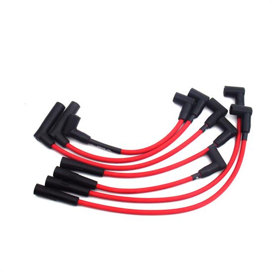 JBA PerFormance Exhaust W0526 Ignition Wires, 91-00 Jeep 4.0L Red