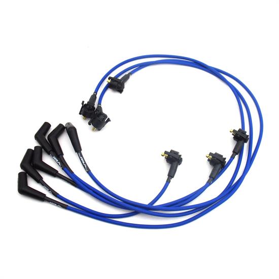 JBA PerFormance Exhaust W06189 Ignition Wires, 99-00 Mustang 3.8L Blue