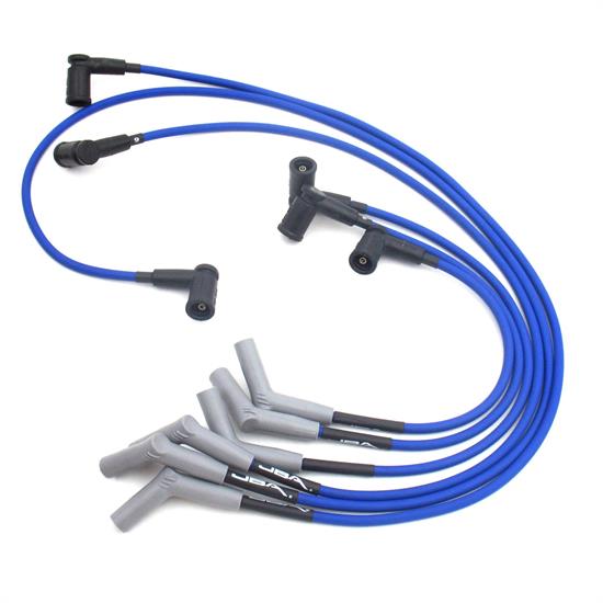 JBA PerFormance Exhaust W06499 Ignition Wires, 02-03 3.0L Ranger Blue