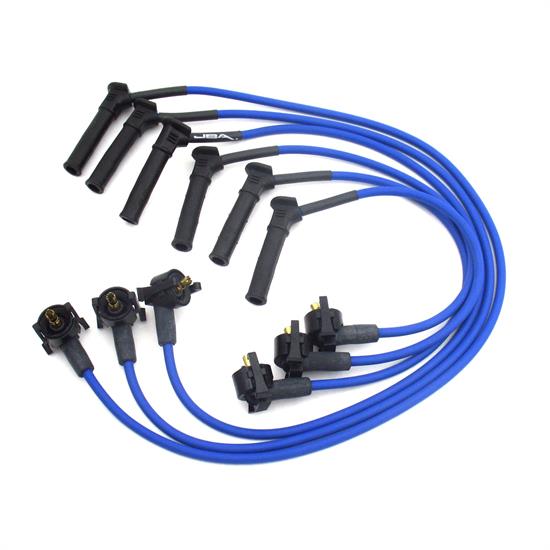 JBA PerFormance Exhaust W06749 Ignition Wires, 97-01 Explorer Blue