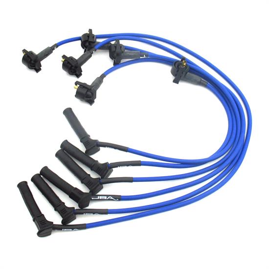 JBA PerFormance Exhaust W06769 Ignition Wires, 02-03 Explorer Blue