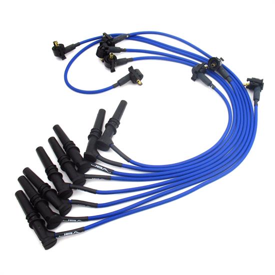 JBA PerFormance Exhaust W06779 Ignition Wires, 97-01 F-150 4.6L Blue
