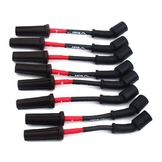 JBA PerFormance Exhaust W0807 Ignition Wires, 98-09 GM 5.7L LS1 Red