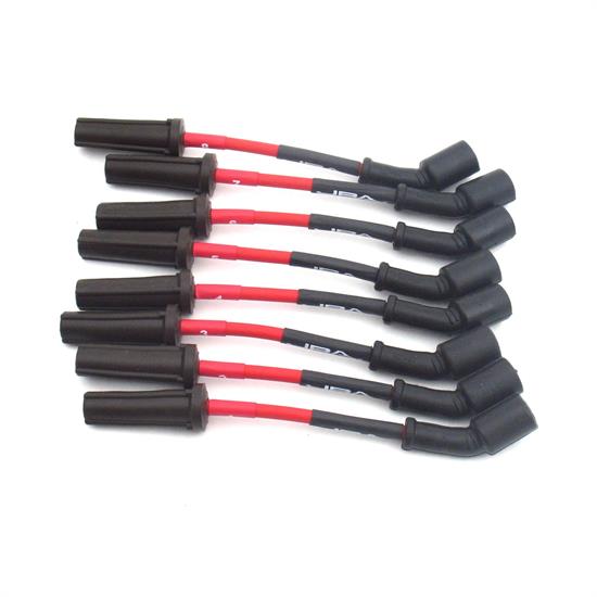 JBA PerFormance Exhaust W0812 Ignition Wires, 2010-13 GM 6.2L LS3 Red