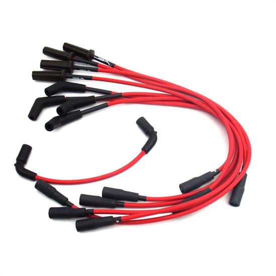 JBA PerFormance Exhaust W0822 Ignition Wires, 96-00 GM 454 Truck Red