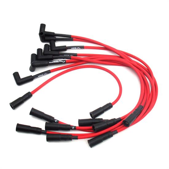 JBA PerFormance Exhaust W0832 Ignition Wires, 96-99 GM Truck Red