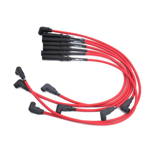JBA PerFormance Exhaust W0939 Ignition Wires, 92-02 Dodge Truck Red