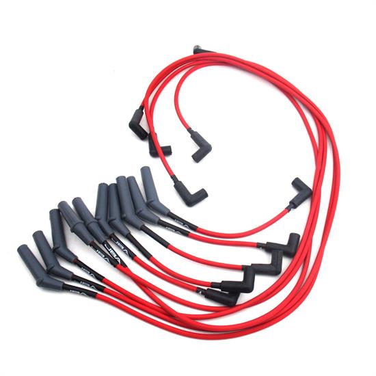 JBA PerFormance Exhaust W0950 Ignition Wires, Dodge Truck V10 Red