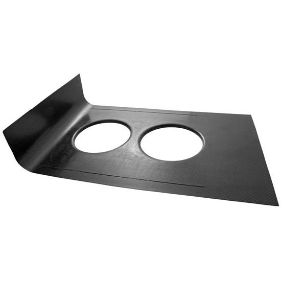 K&N 100-8510 Carbon Fiber Hood Scoop Pan, 28 in. Long, 18 in. Width
