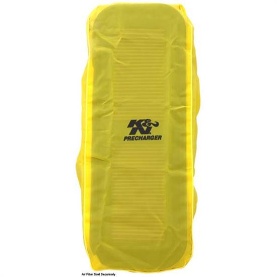 K&N 100-8570PY PreCharger Air Filter Wrap, 7.5in Tall, Yellow