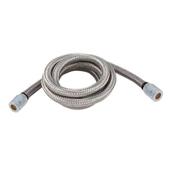 Spectre 19298 Braided Stainless Steel-Flex Vacuum Hose, 7/32 In x 3 Ft