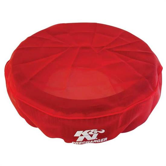K&N 22-1440PR PreCharger Air Filter Wrap, 4in Tall, Red