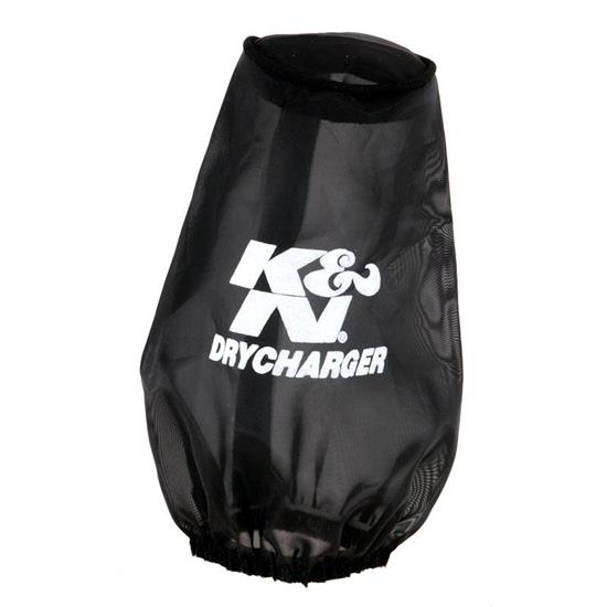 K&N 22-8030DK DryCharger Air Filter Wrap, 6in Tall, Black