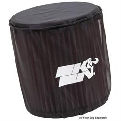 K&N 22-8045DK DryCharger Air Filter Wrap, 6in Tall, Black