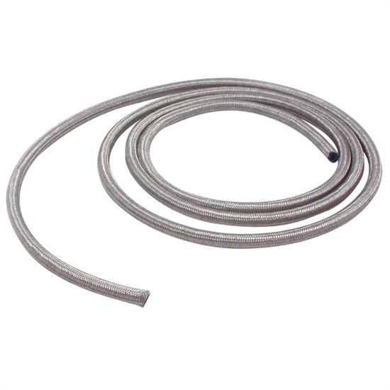 Spectre 29210 Braided Stainless Steel-Flex Fuel Line, 1/4 Inch x 10 Ft