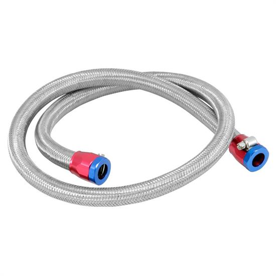 Spectre 29490 Braided Stainless SteelFlex Fuel Line, 3/8 Inch x 3 Ft.