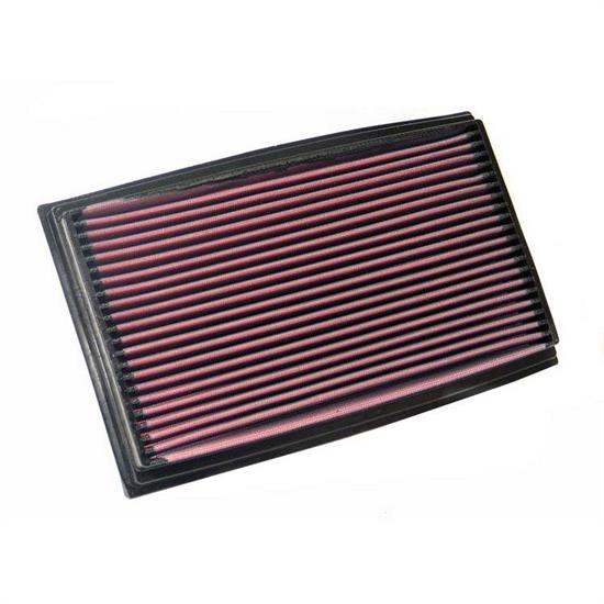 K&N 33-2513 Lifetime Performance Air Filter, Mercedes Benz 2.0L-2.5L