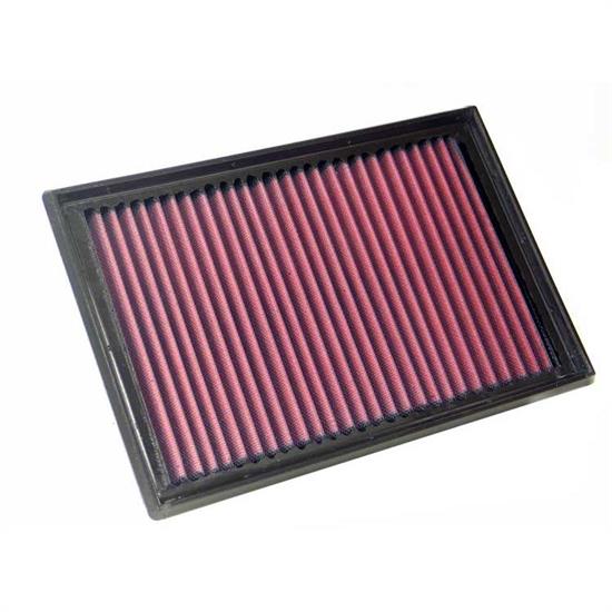 K&N 33-2598 Lifetime Performance Air Filter, 1.188in Tall, Panel