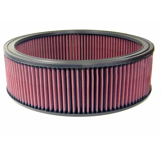 K&N E-3700 Lifetime Performance Air Filter, 4in Tall, Round