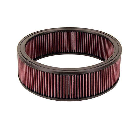K&N E-3700 Lifetime Performance Air Filter, 4in Tall, Round