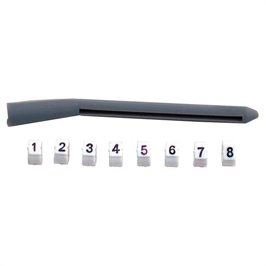 Spectre 4244 Spark Plug Wire Markers, 8mm, Set of 8