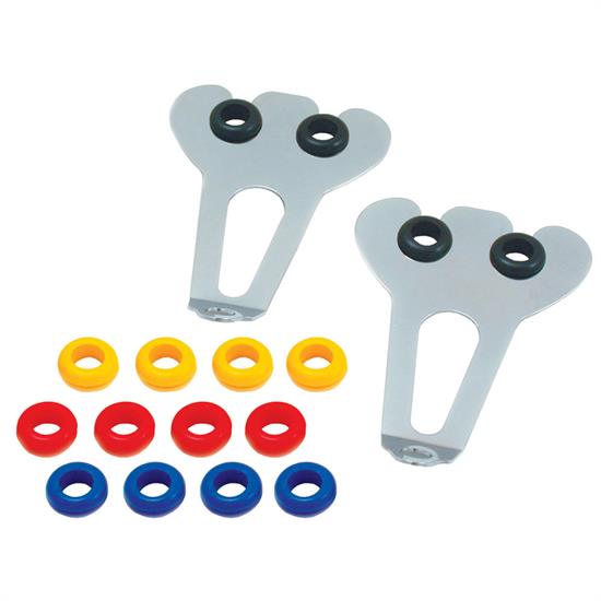 Spectre 45483 Spark Plug Wire Loom/Separator Kit, Steel, Chrome, 7-8mm