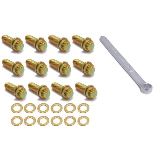 Spectre 46523 Intake Bolt Kit, 12-Point, Small Block Chevy/Chrysler