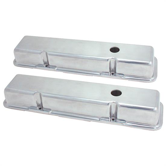 Spectre 4996 Cast Aluminum Valve Covers, Chevy 283-400, GMC 283-400