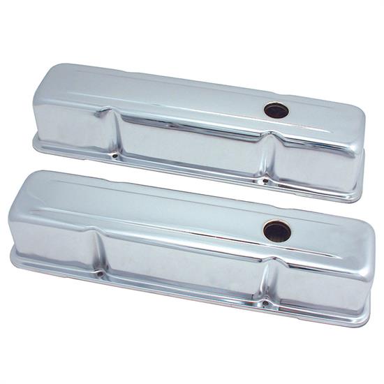 Spectre 5210 Chrome Valve Covers, Chevy 283-400, GMC 283-400