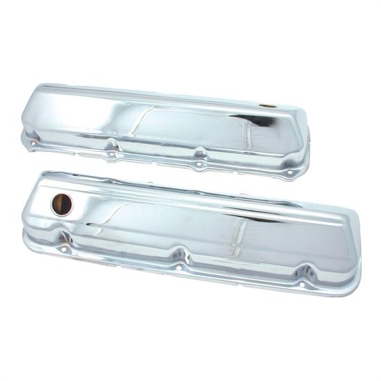 Spectre 5264 Chrome Valve Covers, Ford 428-460, Lincoln/Merc 429-460