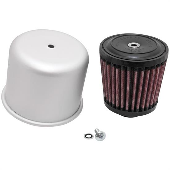 K&N 54-1010 Covered Assembly, 3.5in Tall, Red, Reverse Conical
