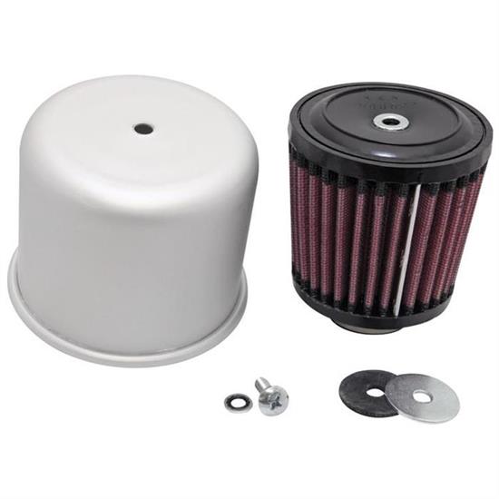 K&N 54-1020 Covered Assembly, 3.5in Tall, Red, Reverse Conical