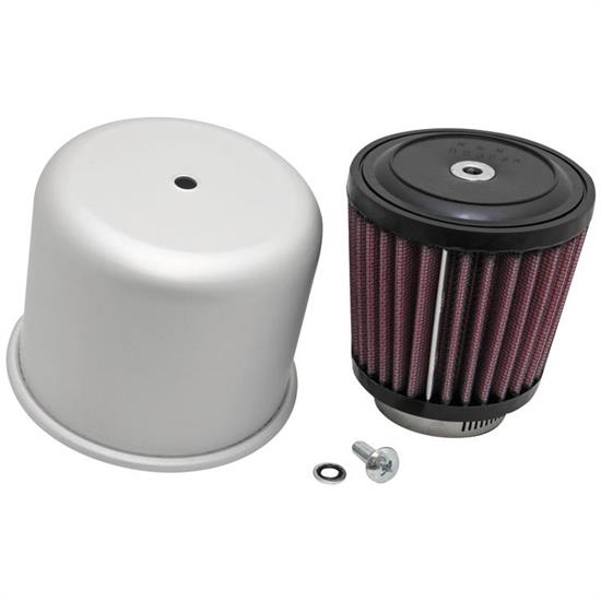 K&N 54-1040 Covered Assembly, 3.5in Tall, Red, Reverse Conical