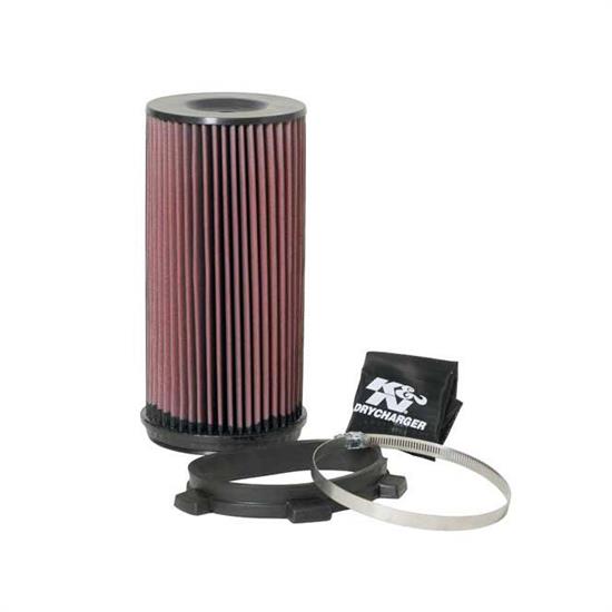 K&N 55-1000 Covered Assembly, 12.5in Tall, Red, Round Straight