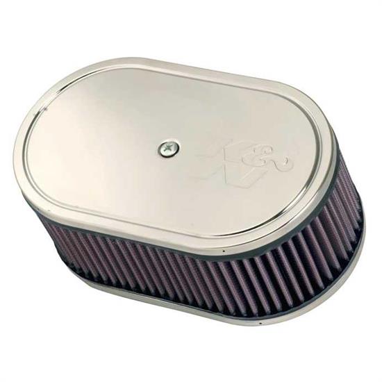 K&N 56-1210 Air Cleaner Assemblies, 3.25in Tall, Red, Oval
