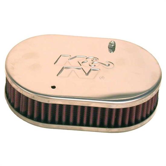 K&N 56-9106 Air Filter Assembly, 1.75in Tall, Red, Oval