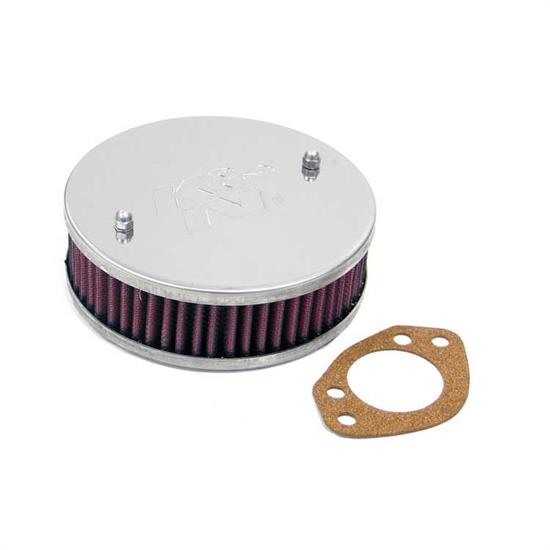 K&N 56-9132 Air Filter Assembly, 1.75in Tall, Red, Round