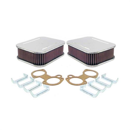 K&N 56-9175 Air Filter Assembly, 2.283in Tall, Red, Rectangular