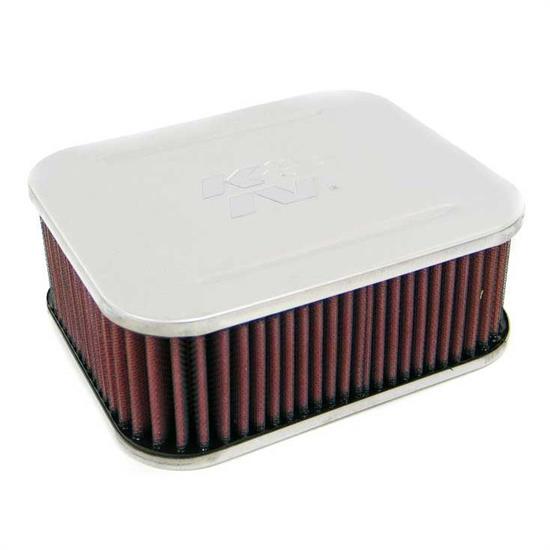 K&N 56-9234 Air Filter Assembly, 2.75in Tall, Red, Rectangular