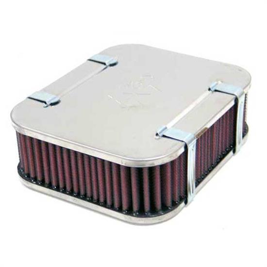 K&N 56-9241 Air Filter Assembly, 1.811in Tall, Red, Rectangular