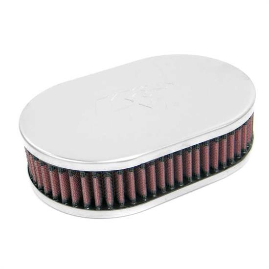 K&N 56-9264 Air Filter Assembly, 1.75in Tall, Red, Oval