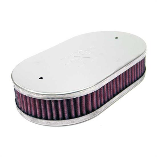 K&N 56-9272 Air Filter Assembly, 1.75in Tall, Red, Oval