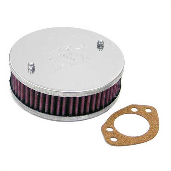 K&N 56-9311 Air Filter Assembly, 1.75in Tall, Red, Round