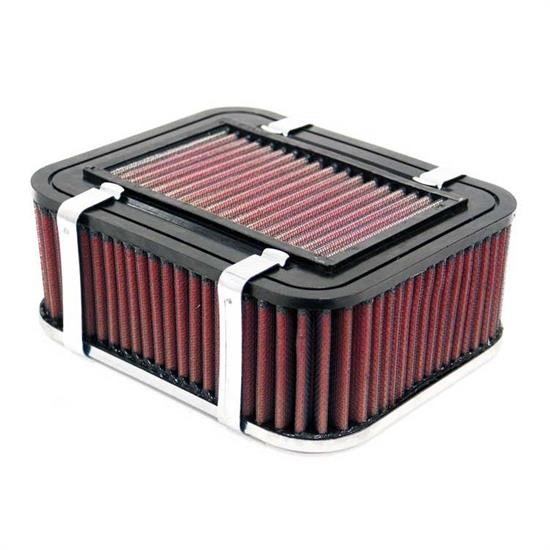 K&N 56-9349 Air Filter Assembly, 2.756in Tall, Red, Rectangular