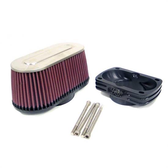 K&N 59-4541 Marine Flame Arrestor, Oval Straight, 4 in. Tall