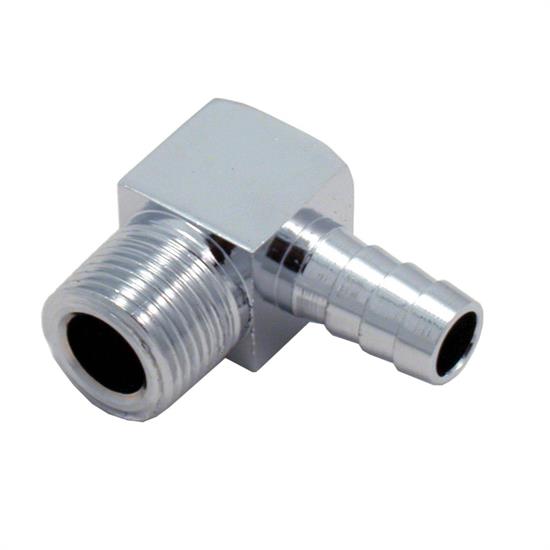 Spectre 5946 Fuel Fitting,90 Degree,3/8 Inch NPT to 3/8 Inch Hose Barb
